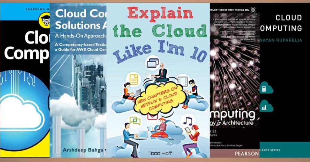 Top Cloud Computing Books for 2025 – Cover Designs